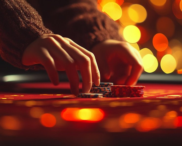 Tampilan antarmuka permainan Diamond Empire di platform qq4d dengan simbol berlian dan gulungan